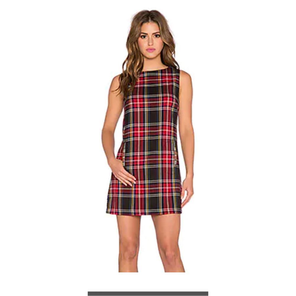 BB Dakota womens large Plaid dress